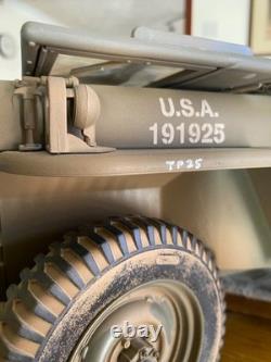 1/6 GI JOE Willys Jeep HASBRO 2001 RARE