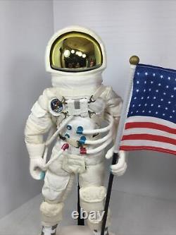 1/6 Hasbro Gi Joe Apollo 11 Moon Landing Astronaut Nasa Flag +stand Space 21st