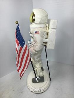 1/6 Hasbro Gi Joe Apollo 11 Moon Landing Astronaut Nasa Flag +stand Space 21st