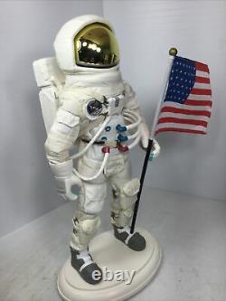 1/6 Hasbro Gi Joe Apollo 11 Moon Landing Astronaut Nasa Flag +stand Space 21st