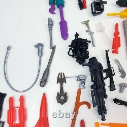 100+ vintage action figure weapons bundle 1980s 1990s HE MAN GI JOE