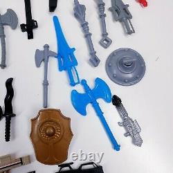 100+ vintage action figure weapons bundle 1980s 1990s HE MAN GI JOE