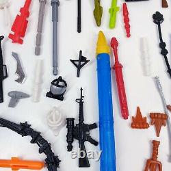 100+ vintage action figure weapons bundle 1980s 1990s HE MAN GI JOE