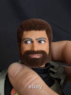 12 Inch Custom Super Joe Figure Vintage Body. Custom Modern Head With Eagle Eyes