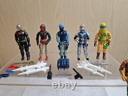 13 x Vintage Action Force Figures 1x Car Bundle Job Lot GI Joe 1980s See Pics