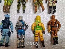 13 x Vintage Action Force Figures 1x Car Bundle Job Lot GI Joe 1980s See Pics