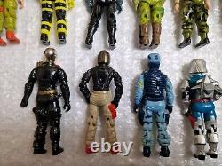 13 x Vintage Action Force Figures 1x Car Bundle Job Lot GI Joe 1980s See Pics