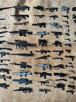 166 VINTAGE GI JOE HASBRO 1980 90s WEAPONS ACCESSORIES MACHINE GUNS MISSILES ETC