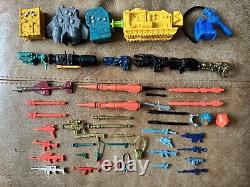 166 VINTAGE GI JOE HASBRO 1980 90s WEAPONS ACCESSORIES MACHINE GUNS MISSILES ETC