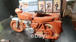 1960s GI Joe BOXED Irwin Motorcycle and Sidecar