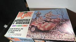 1960s GI Joe BOXED Irwin Motorcycle and Sidecar