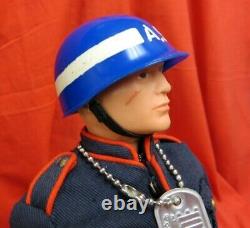 1964 Vintage Gi Joe Joezeta Genuine 1967 Air Security A. S. Blue Helmet