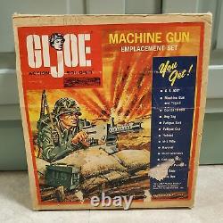 1964 Vintage HASBRO GI JOE TM 1965 Machine Gun Emplacement Boxed Set