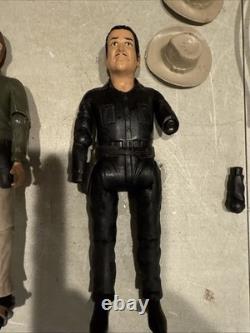 1966 BONANZA ALL 4 Action Figures With Horses BEN, JOE, HOSS, OUTLAW Wagon MORE