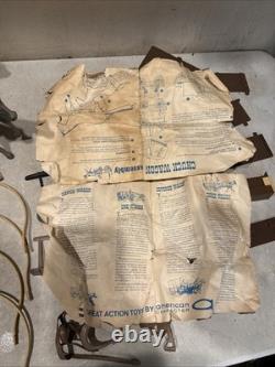 1966 BONANZA ALL 4 Action Figures With Horses BEN, JOE, HOSS, OUTLAW Wagon MORE