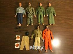 1970 Vintage Hasbro Adventure Team Gi Joe Lot Of 6 With Accessories