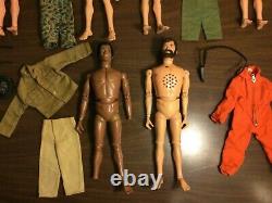 1970 Vintage Hasbro Adventure Team Gi Joe Lot Of 6 With Accessories