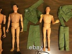 1970 Vintage Hasbro Adventure Team Gi Joe Lot Of 6 With Accessories