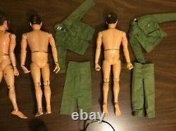 1970 Vintage Hasbro Adventure Team Gi Joe Lot Of 6 With Accessories