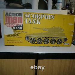 1970s Action man team gi joe geyperman transport command Scorpion Tank boxed
