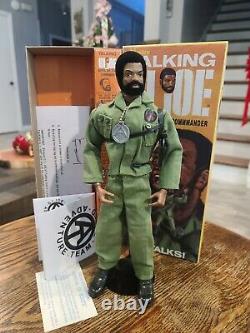 1973 GI Joe Adventure Team Black Talking Commander Hasbro withCustom Box RARE