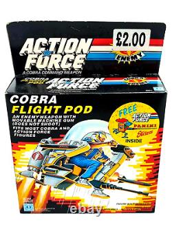 1980's HASBRO ACTION FORCE GI JOE 6681 COBRA FLIGHT POD FACTORY TAPE SEALED