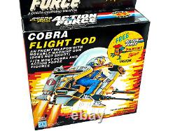 1980's HASBRO ACTION FORCE GI JOE 6681 COBRA FLIGHT POD FACTORY TAPE SEALED