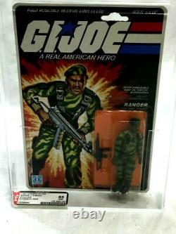 1982 GI Joe ARAH Ranger Stalker Figure 9 Back Cardback Graded AFA 85 Sealed