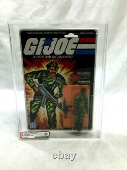 1982 GI Joe ARAH Ranger Stalker Figure 9 Back Cardback Graded AFA 85 Sealed