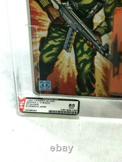 1982 GI Joe ARAH Ranger Stalker Figure 9 Back Cardback Graded AFA 85 Sealed