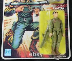 1982 GI Joe Zap Bazooka Soldier STRAIGHT ARM 11-Back Action Figure MOC Vintage