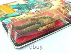 1983 Hasbro Gi Joe First Sergeant Duke V1 Peach Card Mosc + Acrylic Case