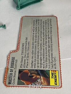 1984 G. I. Joe ARAH Zartan Master Of Disguise (v1) Near Complete Hasbro Vintage