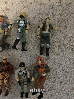 1985-1988 Vintage Toys x10 LOT GI Joe Action Heroes Action Figures Hasbro