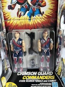 1985 G. I. Joe Tomax Xamot Crimson Guard Commanders MOC MIP Original U. S. Release