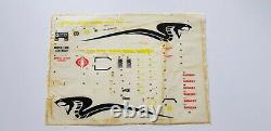 1985 GI Joe Cobra Moray Hydrofoil Boat withBox Sticker sheet Almost Complete