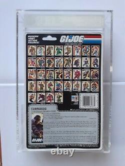 1985 Hasbro G. I. Joe Snake Eyes WithTimber! MOC AFA 85 NM+ 36 Back! V2 Visor
