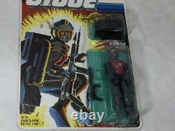 1985 Hasbro GI Joe ARAH Cobra EELS Frogman Figure MOC Carded Sealed MOSC