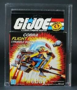 1985 Hasbro GI Joe Series 4 Cobra Flight Pod Trubble Bubble AFA 90 MISB Sealed