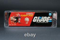 1985 Hasbro GI Joe Series 4 Cobra Flight Pod Trubble Bubble AFA 90 MISB Sealed