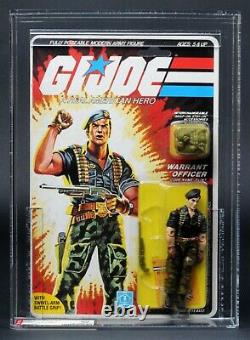 1985 Hasbro GI Joe Series 4 Flint 34 Back AFA 80 C80 B85 F85 MOC