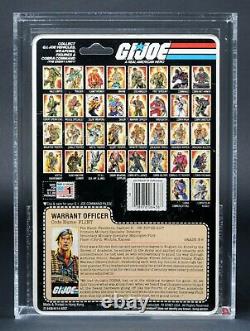 1985 Hasbro GI Joe Series 4 Flint 34 Back AFA 80 C80 B85 F85 MOC