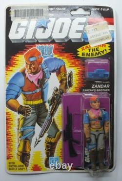 1986 GI Joe Zandar Figure MOC New Sealed Hasbro Zartan's Brother R218