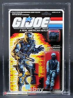 1988 Hasbro GI Joe Series 7 Shockwave AFA 85 C90 B85 F90 MOC