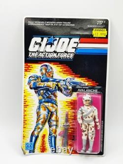 1989 Hasbro Gi Joe Action Force Card Avalanche Mosc Factory Sealed