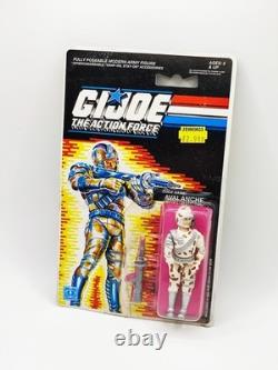 1989 Hasbro Gi Joe Action Force Card Avalanche Mosc Factory Sealed