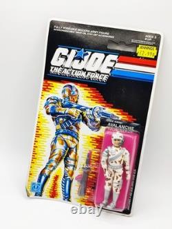 1989 Hasbro Gi Joe Action Force Card Avalanche Mosc Factory Sealed