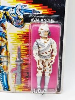 1989 Hasbro Gi Joe Action Force Card Avalanche Mosc Factory Sealed