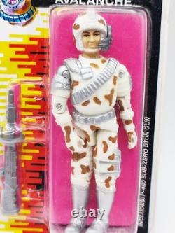 1989 Hasbro Gi Joe Action Force Card Avalanche Mosc Factory Sealed