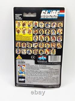 1989 Hasbro Gi Joe Action Force Card Avalanche Mosc Factory Sealed